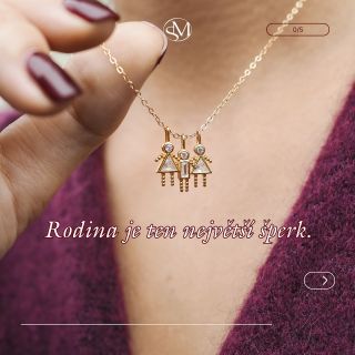 Náhrdelník Rodina najdete právě teď na e-shopu!😍